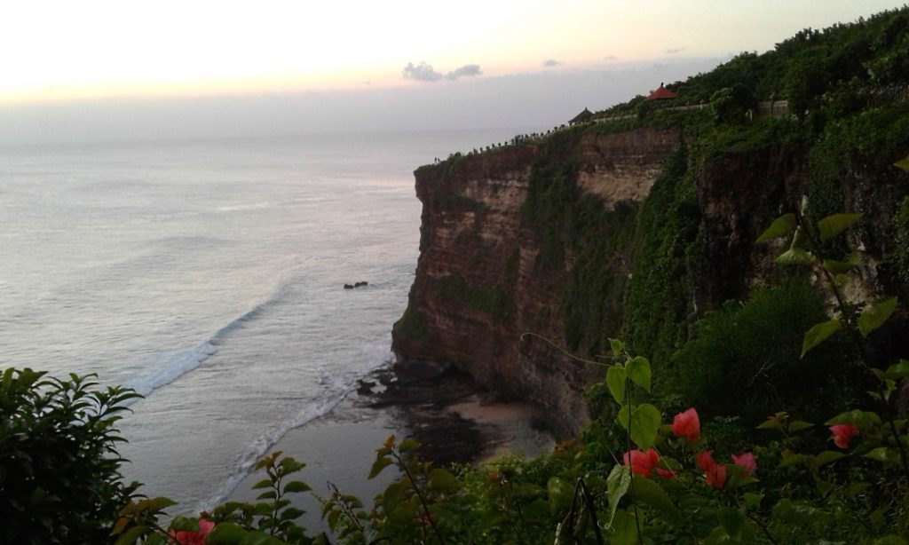 Tempio di Uluwatu a Bali, bukit peninsula.