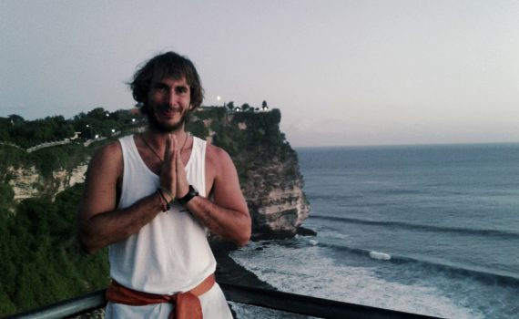 myself at Uluwatu Temple in Bali